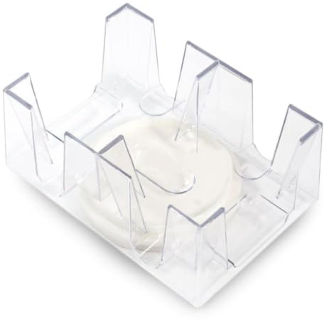 SUNGOOYUE Plateau à Cartes Rotatif, Support de Carte à Jouer Pratique en Plastique Organisateur de Jeu de Cartes Transparent (Mettez 6 Poker)