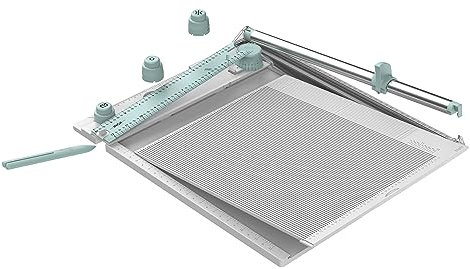 Sizzix Scoring Board & Trimmer (30 cm x 30 cm) | Werkzeug zum Erstellen von Umschlägen, 3D-Boxen, Zuschneiden und Messen | 665797