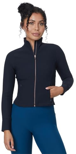 Skechers Go Walk Rib Active Jacket, Bold Black, Medium