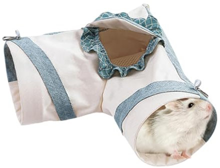 Kleintiertunnel, Hasentunnel für Kaninchen - Häschen-Tunnel- -Nest,Hamstertunnel, Frettchentunnel, Hasennest, interaktives Haustierspielzeug, Spieltunnel, Kätzchenversteck