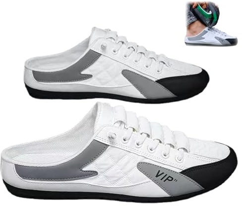MAOAEAD Baskets dos nu pour homme, pantoufles de sport pour homme, chaussures d'extérieur décontractées à dos ouvert
