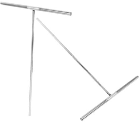 HOLIDYOYO 2pcs Stainless Steel Pancake Crepe Spreader Tools Crepe Pancake Spreader Stick for Kitchen