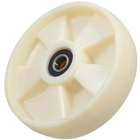 Gatuida Ruedas Giratorias para Transpaleta de Nailon 200X50Mm Rodamientos Juego de 4 Ruedas de Carga Silenciosas para Almacenes Repuesto para Camión Manual