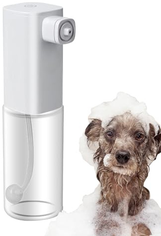 Schiumatore di sapone automatico - Dispenser di sapone per il bagno dei cani - Schiumatore di gel da bagno per gatti e macchina in schiuma per shampoo per la pulizia del