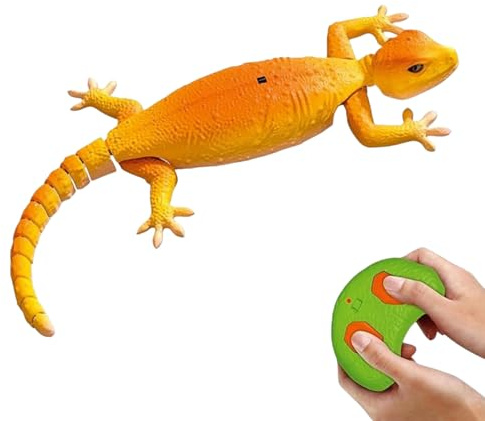 Jouet Gecko rampant mural, matériau en silicone réaliste, 1 ensemble, jeu interactif d'escalade murale, jouet de farce télécommandé pour , activité de divertissement familial en intérieur, temp