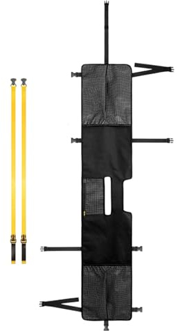 Borsa da snowboard resistente per viaggi aerei - Copertura protettiva impermeabile, custodia imbottita con scomparti multipli, custodia per bagagli con cerniere rinforzate, soluzione di stoccaggio, po