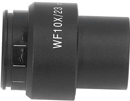 Jonlaki Lente de Microscopio con Interfaz de 30 Mm, Ocular Gran Angular WF10X/23 Dioptrías con Fácil Instalación y Estructura Metálica
