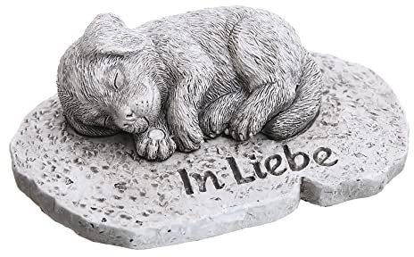 Annastore Grabschmuck für den Hund - Grabstein - Grabdeko - Hundegrab - Frostfest - wetterfest