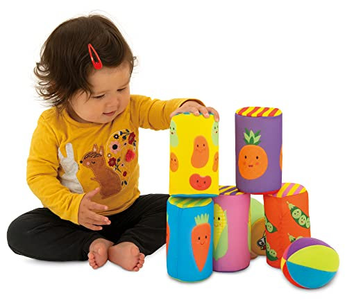 Galt Toys, Soft Tin Can Alley, Baby Activity Toy, Ages 12 Months Plus