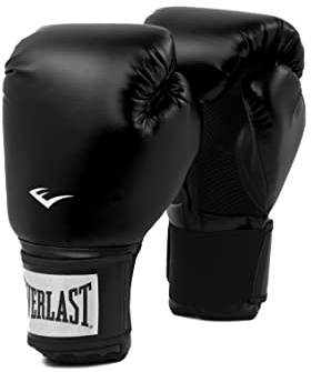 Everlast Unisex – Guantes de Boxeo para Adultos Pro Style 2 Guantes, Negro, 14oz