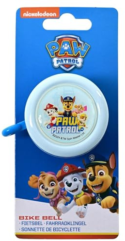 Paw Patrol Fahrradklingel Kinder | kleine Geschenke für Jungen | Coole Sachen | Outdoor Spielzeug | Fahrrad Zubehör | Klingel | Glocke | Chase, Marshall, Rubble