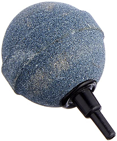 PONTEC 37201 Pierre à air de Rechange Ø 50 mm Accessoires pour Pompe à aérateur/pièce de Rechange pour aération de Bassin, Gris (Lot de 6)
