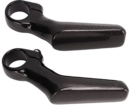 RiToEasysports Barends de vélo de Montagne, extrémités de Guidon de Cyclisme ergonomiques en Fibre de Carbone pour guidons de 22, 2 mm (Mat