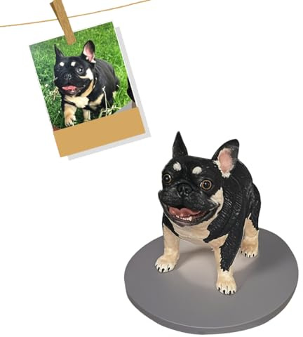 Figurine à tête branlante personnalisée pour les amoureux des chiens ou des chats, figurine d'animal personnalisée, cadeau commémoratif pour propriétaire d'animal