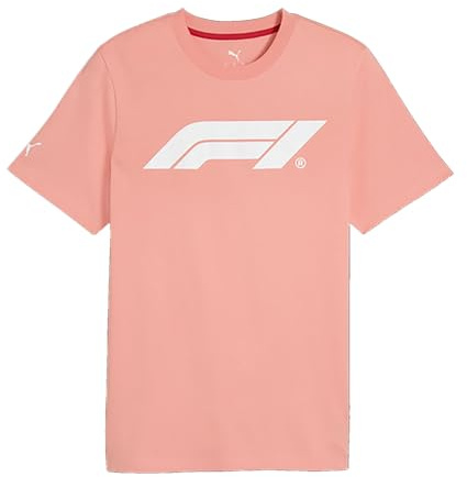 PUMA Formule 1 Essentials T-Shirt à Grand Logo Homme - Rose - Taille : S