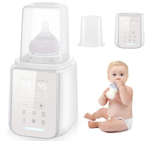 Yolispa Chauffe-biberon multifonction pour bébé - Thermomètre réglable - Température 48 h - Maintien au chaud