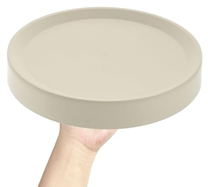 Alipis Base de Rodillo para Plantas con Ruedas de Plástico Resistente, Bandeja para Macetas y Bonsáis, Adecuado para Jardín E Interior, Protege y Facilita el Transporte