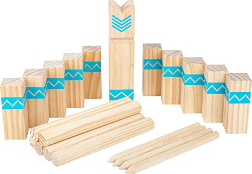 small foot Wikingerspiel Kubb Active, aus FSC 100%-zertifiziertem Holz, Outdoorspiel für die ganze Familie, 12036