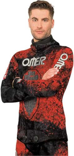 Omer 5mm Redstone Unisex Jacket Wetsuit - Large