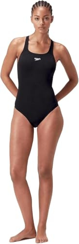 Speedo Women's Endurance+ Medalist | Athletic Fit | ClaSic Design| Chlorine Resistant | Extra Flexibility, Black, 3030