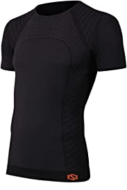 ISI WORK CAPOLAVORO Maglia Uomo da Lavoro Traspirante e Senza Cuciture, Maglietta Elastica con Tecnologia Antibatterica KW48, garantisce IGIENE e Comfort, Maglia termoregolante Uomo Manica Corta