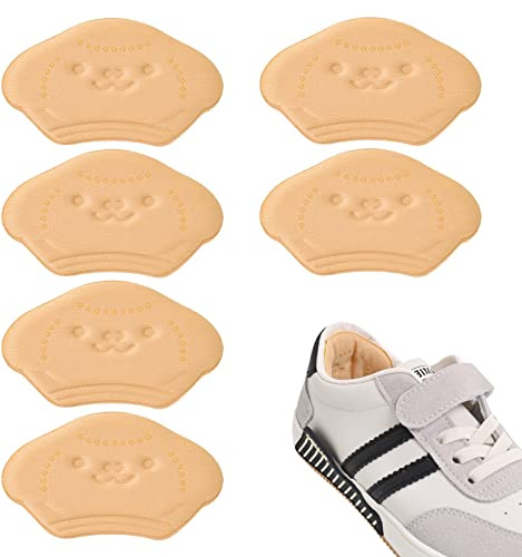 Semelle Chaussure Trop Grande Enfant, 6pcs Coussinets de Talon Coussinet Chaussure Trop Grande Enfant Protege Talon Chaussure Protection Talon Chaussure Chaussure pour Les Filles et Les Garçons (6PCS)
