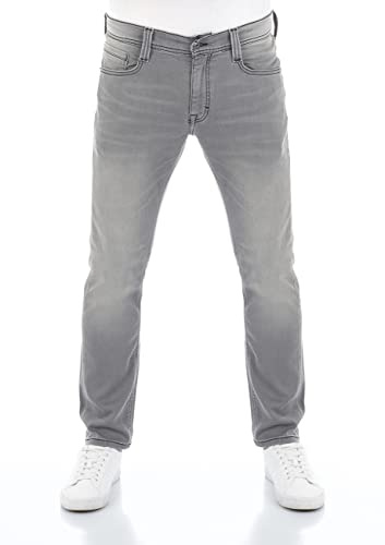 MUSTANG Herrjeans Oregon Slim K – Slim Fit – blå – Mid Blue Denim W28-W40, Ljusgrå denim (311), 34W / 30L