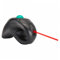 BESTonZON Computer Mouse Wireless Handheld Trackball Thumb Controlled 2.4ghz Black Portable Design No Radiation Eye Fatigue
