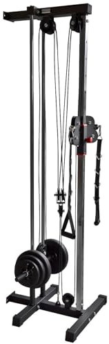 Hansson Sports® Kraftstation med latsdrag kabeldragning för väggmontering latsdragmaskin latsdragtorn kabeldragtorn (B:Med 47,5 kg)