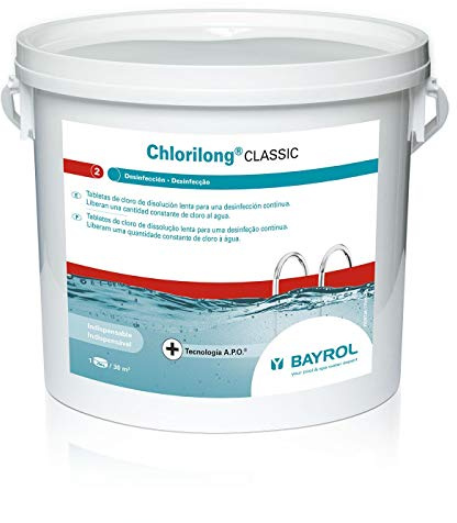 Bayrol Chlorilong Classic Galets de chlore à dissolution lente – 5 kg