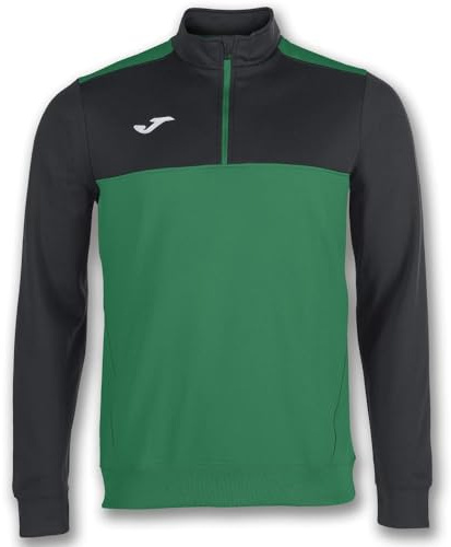 Joma Winner Sudadera, Hombre, Verde-Negro, S