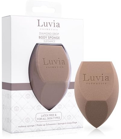 Beauty Blender Schwamm Groß Von Luvia, Make Up Beauty Ei XXL, Prime Vegan Body Sponge Kosmetik Für Körper und Gesicht, Ideal Für Foundation, Concealer, Highlighter Techniques Und Puder Schminke