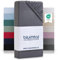 Blumtal® Basics Spannbettlaken 140x200cm Jersey - Spannbettlaken 140x200cm Baumwolle - Oeko-TEX zertifiziertes Spannbetttuch 140x200cm - Matratzenbezug 140x200cm - Leintuch 140x200 - Bettbezug - Grau