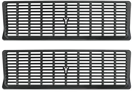 Nicfaky EntlüFtung Abdeckung, Luft LüFtungs Gitter für 2021 2022 Model Y RüCksitz Klimaanlage Steckdose - 2 Packungen Schwarz