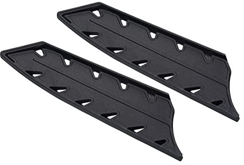 PATIKIL Plastica Sicurezza Coltello Copertura Guaine per 8 Chef Coltello o 7 Santoku Coltello, 2pz Coltelli Taglio Protezione Protezione Universale Coltello Fodero, Nero