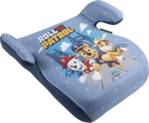 Tataway seggiolino alzatina auto bimbi Paw Patrol Boy i-Size ECE R129, Rialzo bimbi 126-150 cm, 22-36 kg, 6-12 anni, gruppo 3, leggero e facile da trasportare - sfoderabile e lavabile
