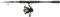Mitchell Tanager G2 Telespin Combo | Tragbares Teleskop-Spinnruten- und Rollenset für das Süßwasserfischen |Anfänger und fortgeschrittene Angler | Schwarz, 2,40m mittelschwere Rute, 2000er-Rolle