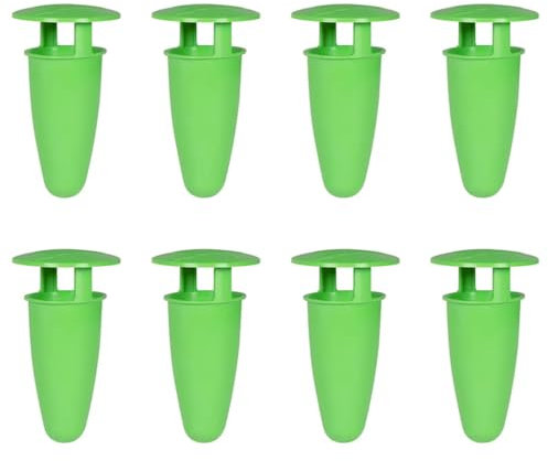 Brokky 4106489 Trappole per Lumache e Lumache 8 pz Verdi Esca Lumachicida Ecologica per Il Giardino e Orto - Protegge Il Tuo Orto dalle Lumache