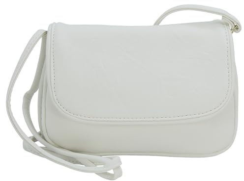JENNIFER JONES - Kleine elegante Damen Umhängetasche - Brauttasche - Abendtasche mit vielen Fächern