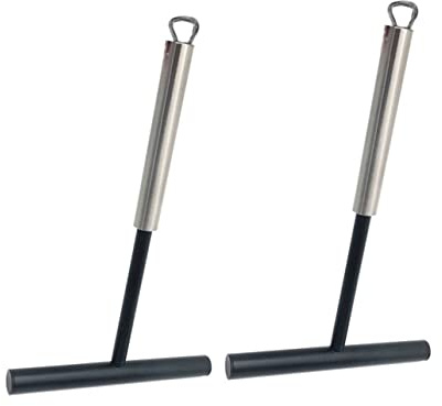 CIYODO Esparcidor De Crepes De Cocina 2 Piezas Acero Inoxidable Herramienta Para Crepes Práctica Ligero Cómodo Utensilios Domésticos Para Hacer Panqueques Hornear