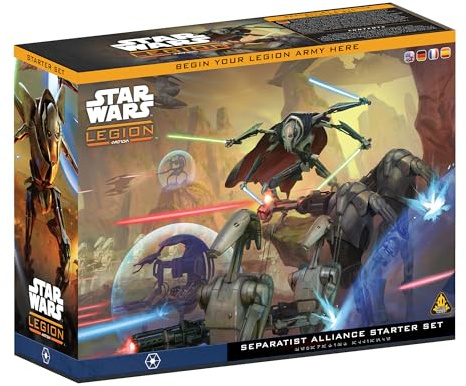 asmodee, Star Wars: Legion – Separatist Alliance Starter Set (Alleanza separatista), Atomic Mass Games, Tabletop, 2 giocatori, 14+ anni, 120-180 minuti, tedesco, multilingue