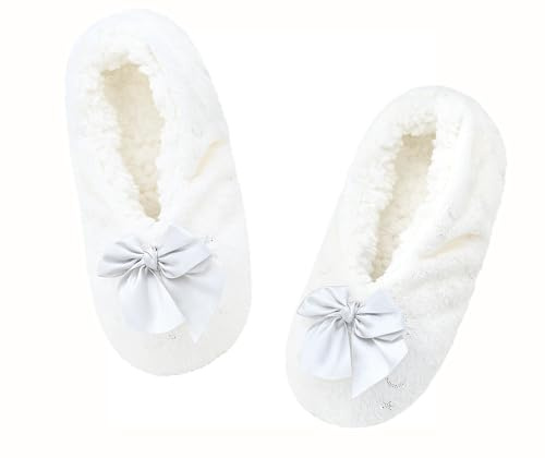 DICUIRD Slipper Socks For Women With Grippers, Fuzzy With Non Slip Bottoms, Cozy Warm Fuzzy Slippers