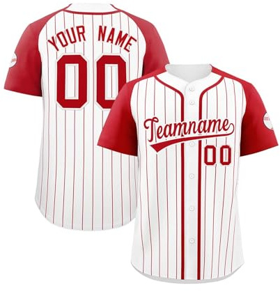 Maillot de Football Américain Personnalisé pour Homme – T-Shirt Respirant à Séchage Rapide, Manches Courtes – Ajoutez Le Nom, Logo et Numéro de l'Équipe – pour Adulte et Enfant Blanc