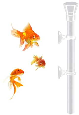 para peceras | Acrílico Transparente a Prueba de derrames - Tubo dispensador de Alimentos para camarones, para Cuidado de Mantenimiento, Caracoles de cangrejos de río, Estudio en casa, Agua