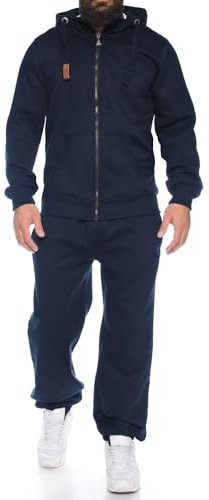 Finchman FMJS135 - Tuta da uomo Finchsuit 1, per jogging, allenamento e sport in generale blu scuro XXL