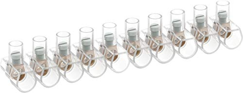 Arnocanali - 100 Morsetti unipolari in stecche da 10 poli , 4mmq