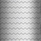 Streifen 100% Baumwolle Baumwollstoff Kinder Meterware Handwerken Nähen Stoff (Zick Zack Grau Weiß dünn, 100x160cm)