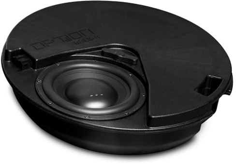 Option subwoofer uppgradering kompatibel med VW Golf 8 (typ CD, byggår från 2019, endast med H/K ljudsystem fritt fabrik) – Plug & Play eftermontering ROCK-8-D2 reservhjulssubwoofer