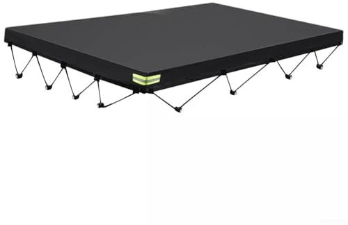 Telone di copertura per rimorchio, impermeabile 420D, Oxford, durevole, antivento, elastico, cuciture rinforzate, adatto per la maggior parte dei rimorchi, telo nero, 214 x 122 x 13 cm, resistente