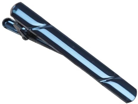 Clip de corbata for hombre, corbata de boda, broche de corbata de cobre y Metal, Clip de barra for corbatas de caballero, Pin de corbata for accesorios for hombre(Blue)